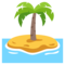 Desert Island emoji on Emojione